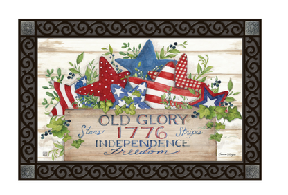 Old Glory Patriotic Stars MatMate