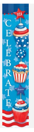 PATRIOTIC CUPCAKES YARD EXPRESSION