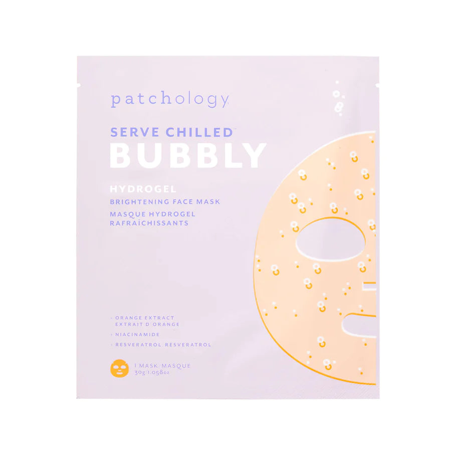 Serve Chilled Bubbly Single Face Mask