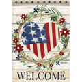 Patriotic Heart Flag
