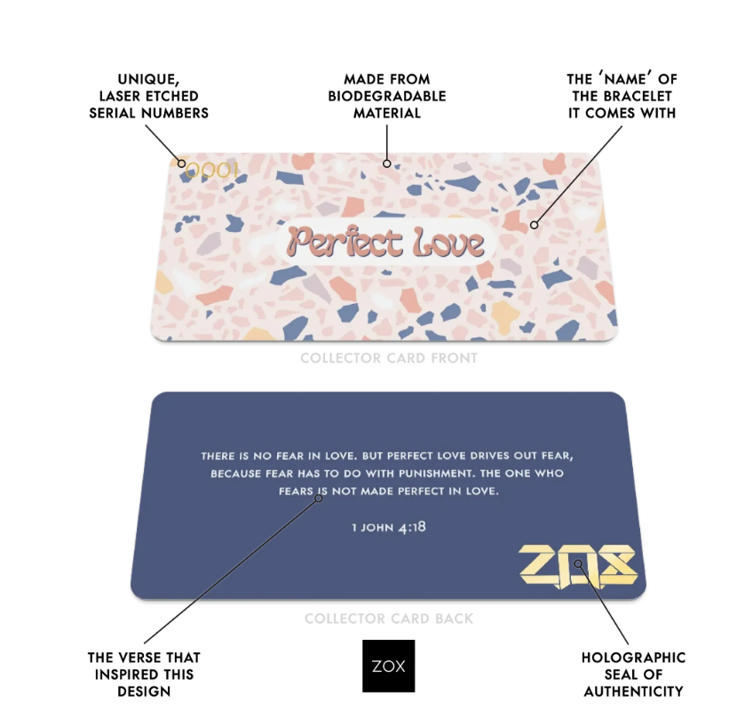 Perfect Love Bible Verse Bracelet