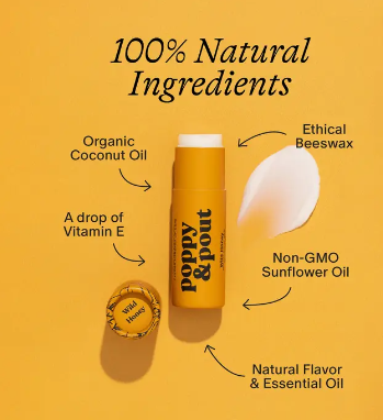 Poppy & Pout - Lip Balm, Island Coconut (Copy)