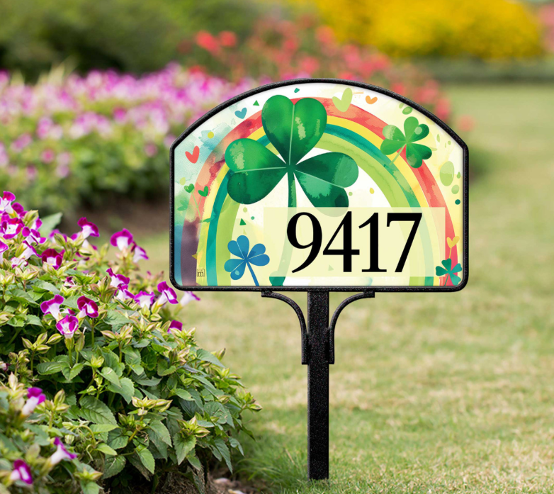 Rainbow Clover Yard DeSign