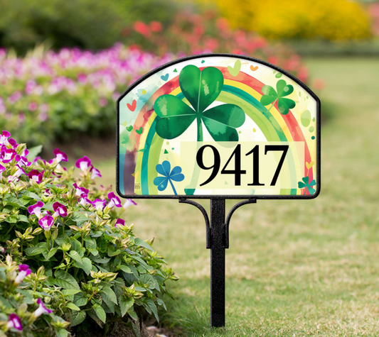 Rainbow Clover Yard DeSign