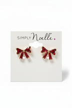 Crystal Bow Earrings