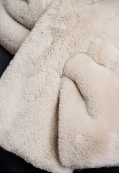 Rino & Pelle Oxo Faux-Fur Stip Scarf