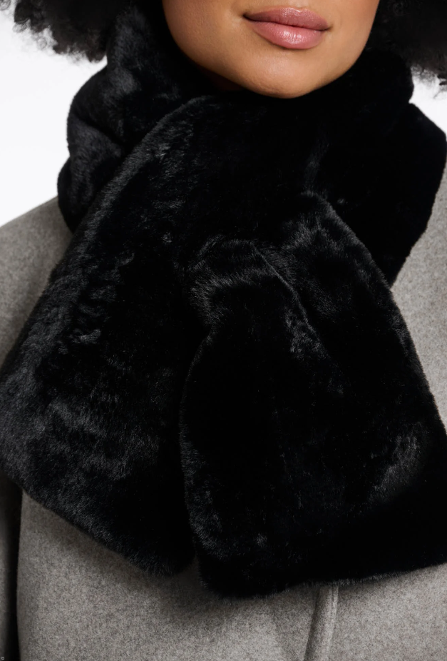 Rino & Pelle Oxo Faux-Fur Stip Scarf