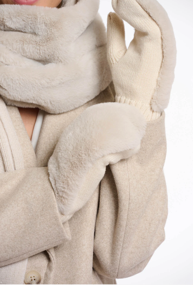 Rino & Pelle Oxo Faux-Fur Gloves