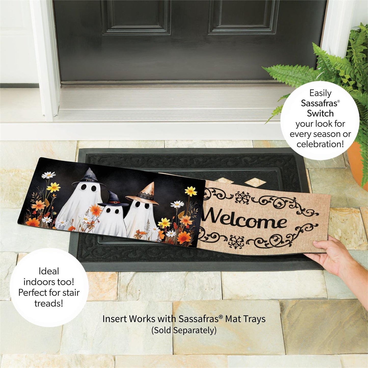 Halloween Ghost Family Sassafras Switch Mat