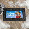 Happy Winter Golden Retriever Sassafras Switch Mat