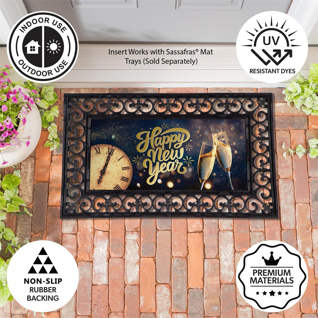 Happy New Year Celebration Sassafras Switch Mat