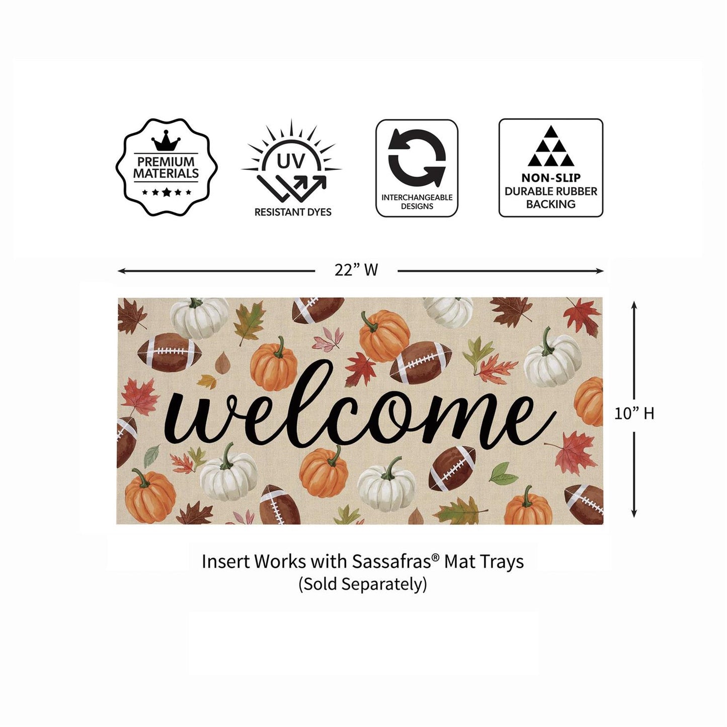 Game Day Welcome Sassafras Switch Mat