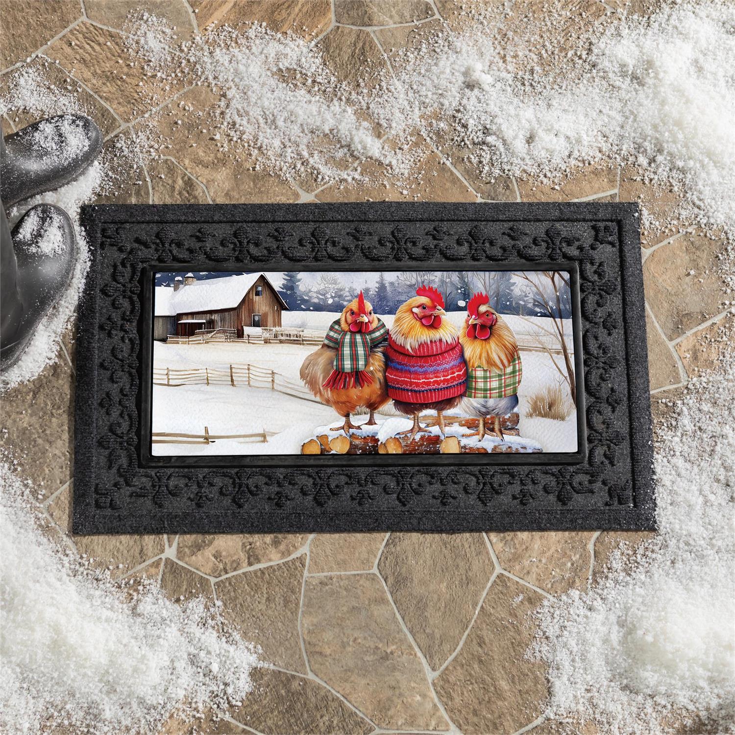 Holly Homestead Cozy Hens Sassafras Switch Mat