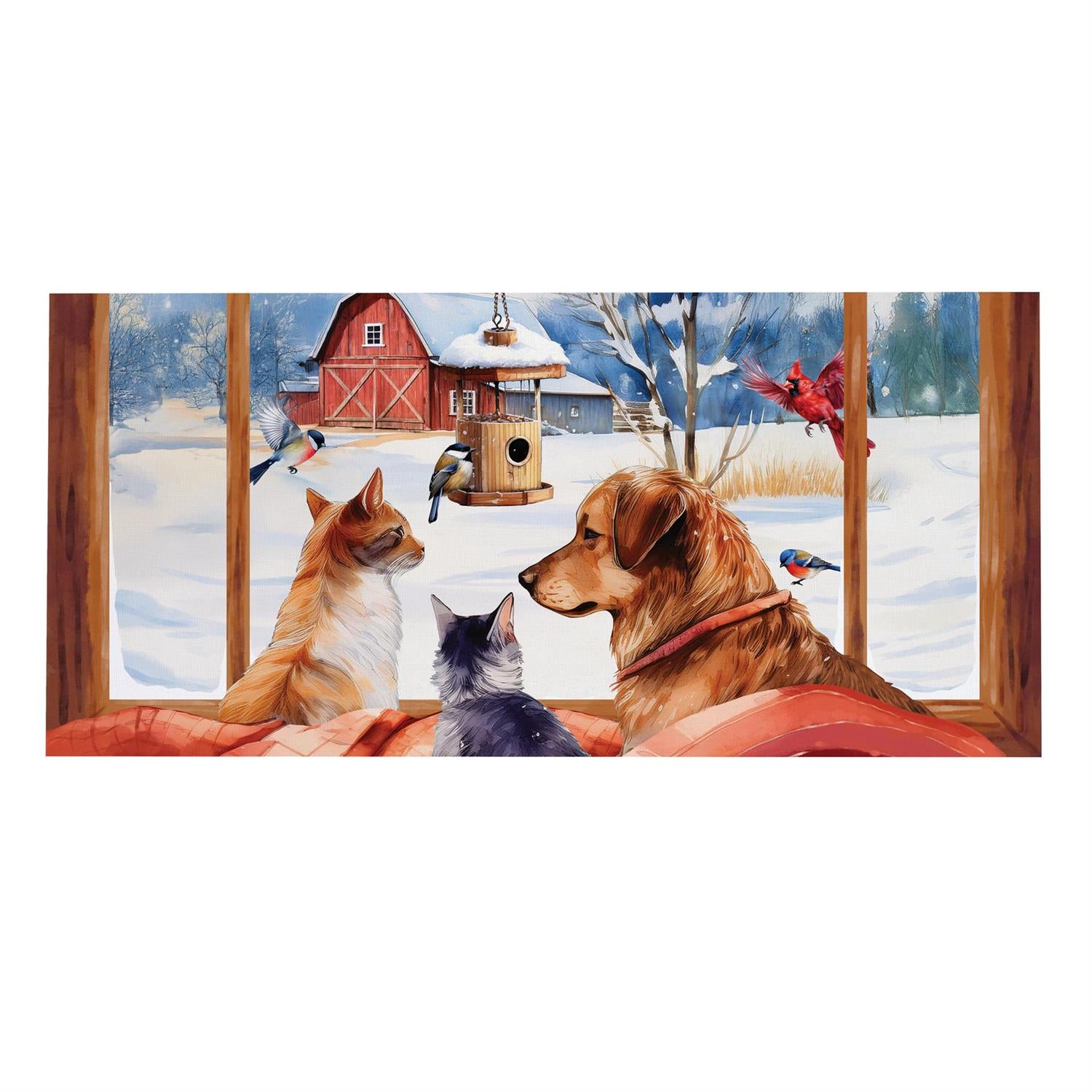 Winter Farmhouse Friends Sassafras Switch Mat