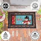 Heartfelt Cheer Snowman Sassafras Mat