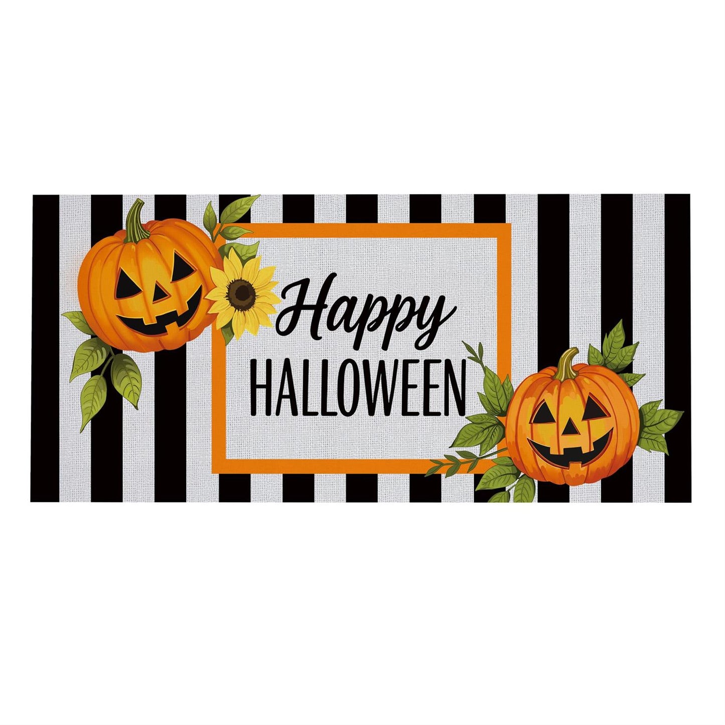 Happy Halloween Stripes Sassafras Switch Mat