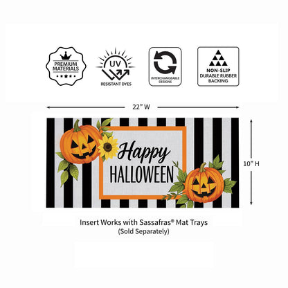 Happy Halloween Stripes Sassafras Switch Mat