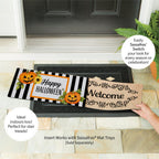 Happy Halloween Stripes Sassafras Switch Mat