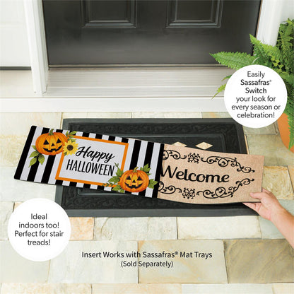 Happy Halloween Stripes Sassafras Switch Mat