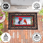 Kitten & Cardinal Winter Friends Sassafras Switch Mat