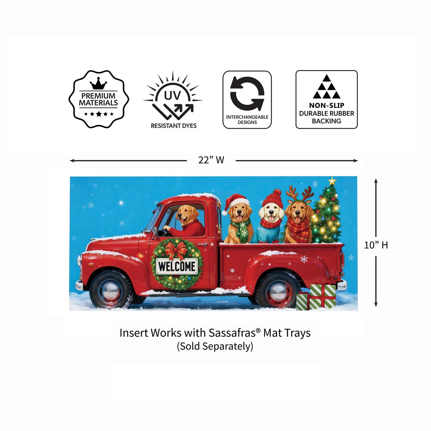Happy Howlidays Sassafras Switch Mat