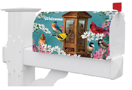 Songbird Feeder Mailbox Cover