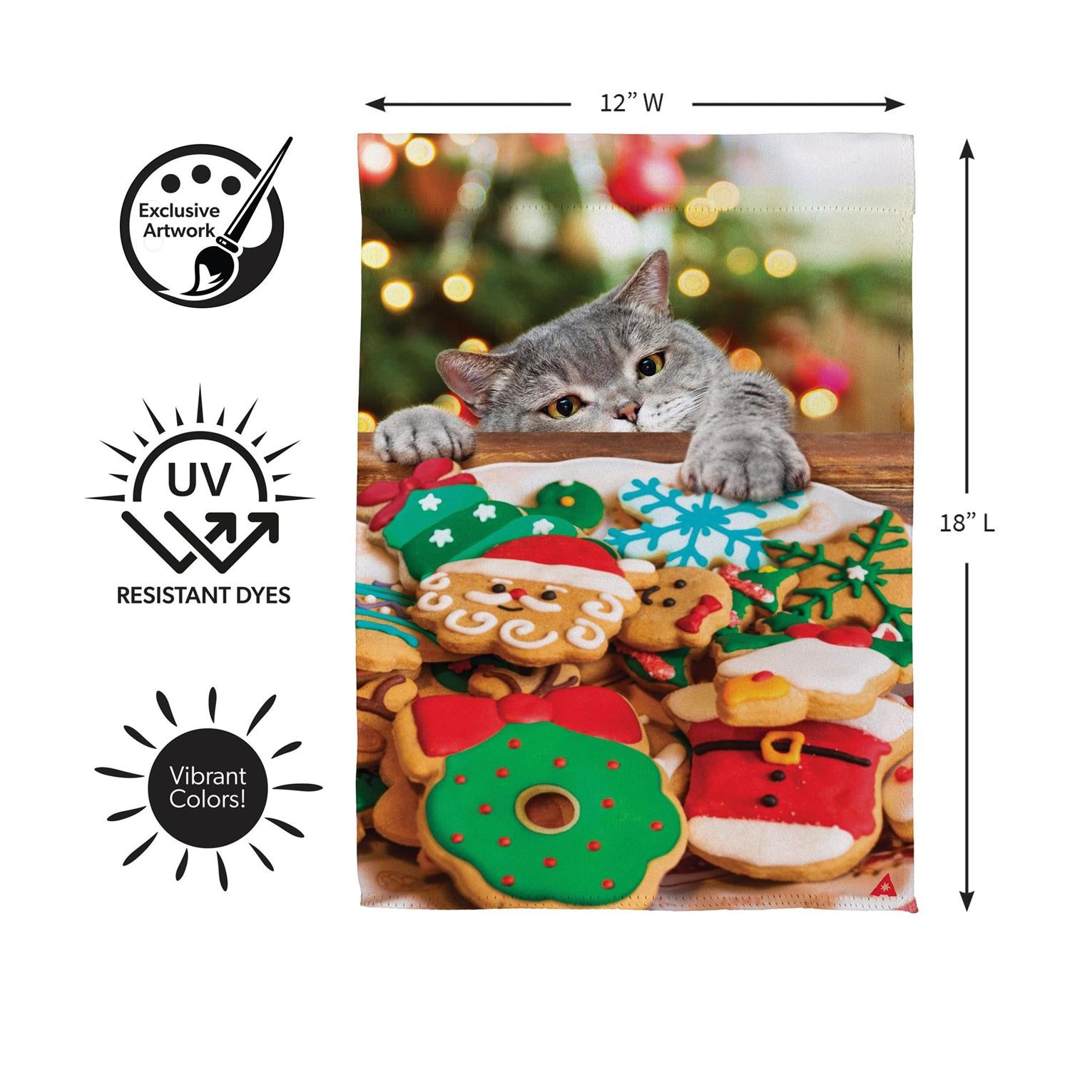 Cookie Thief Suede Flag