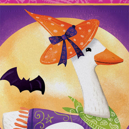 Witchy Goose Suede Flag