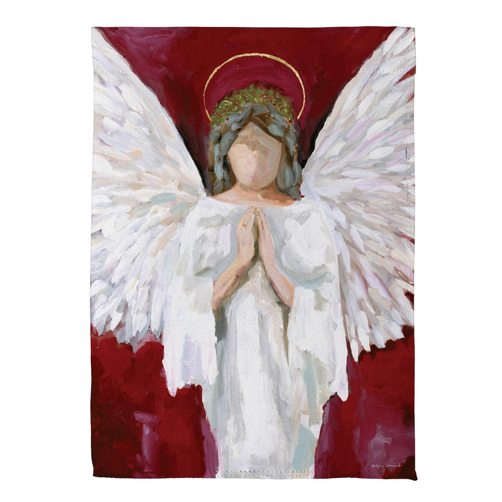Praying Angel Suede Flag