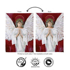 Praying Angel Suede Flag