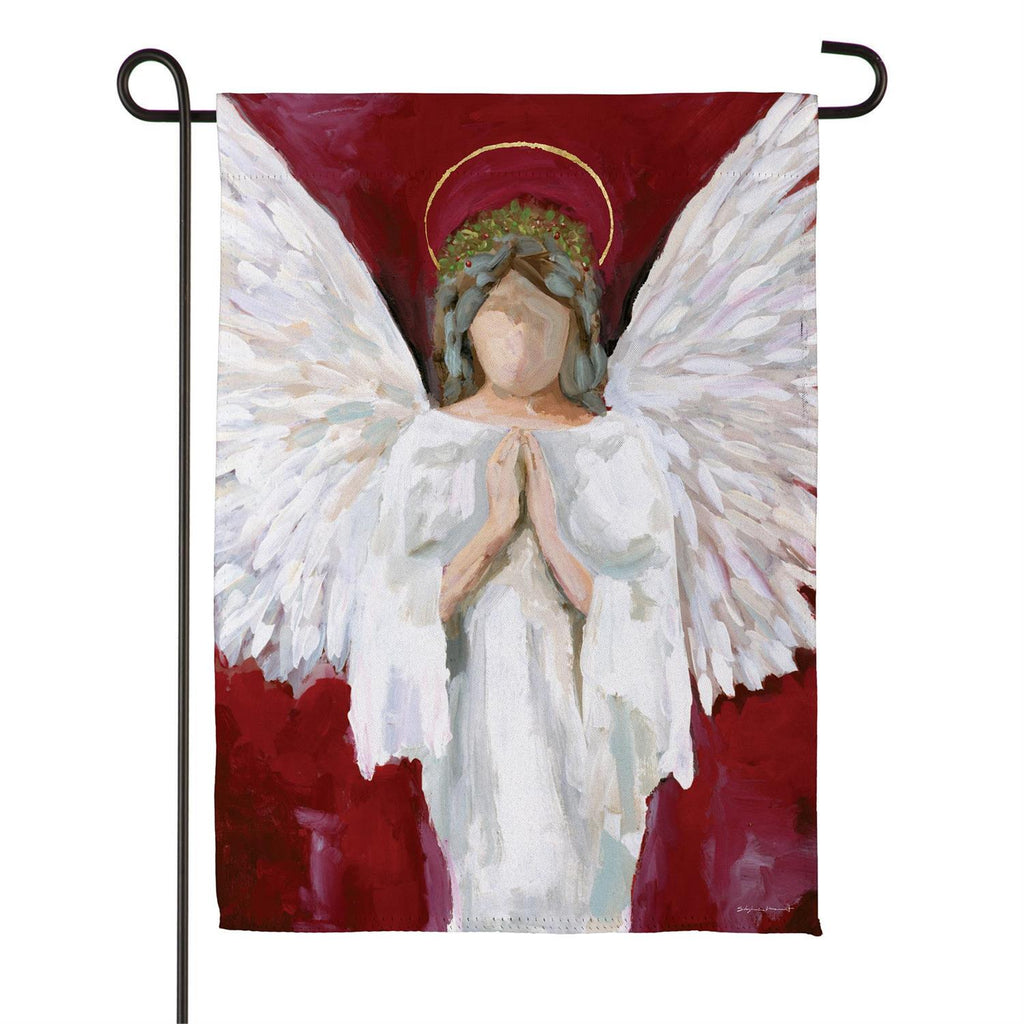 Praying Angel Suede Flag