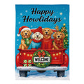 Happy Howlidays Suede Flag