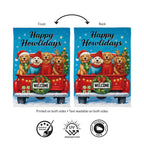 Happy Howlidays Suede Flag