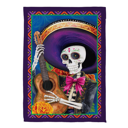 Day Of The Dead Suede Front Back Flag