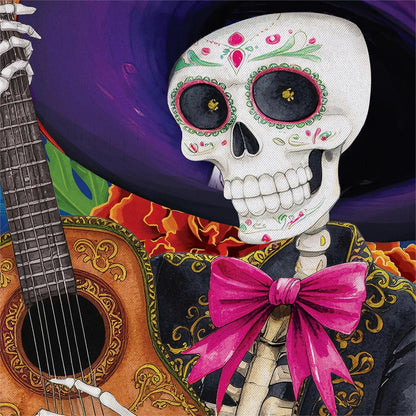 Day Of The Dead Suede Front Back Flag