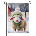 Holly Homestead Winter Lamb Suede Flag