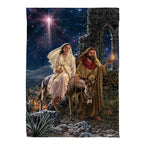 Journey to Bethlehem Suede Flag