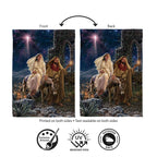 Journey to Bethlehem Suede Flag
