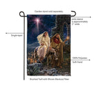 Journey to Bethlehem Suede Flag
