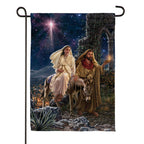 Journey to Bethlehem Suede Flag