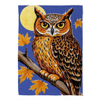 Moonlight Owl Suede Flag
