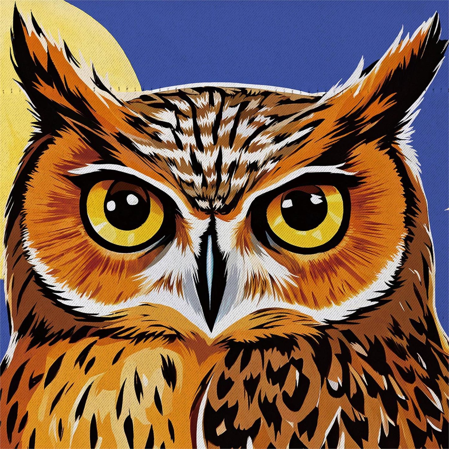 Moonlight Owl Suede Flag
