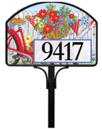 Sally Eckman Roberts Freedom Bike Yard DeSign 14" x 10"