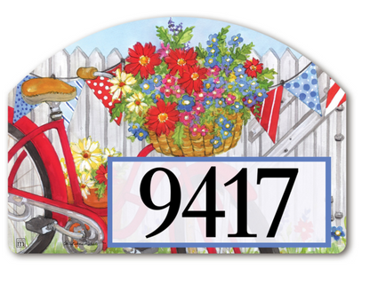 Sally Eckman Roberts Freedom Bike Yard DeSign 14" x 10"