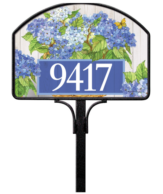 Sally Eckman Roberts Hydrangea Basket Yard DeSign 14" x 10"