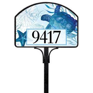 Sapphire Sea Turtle Yard DeSign
