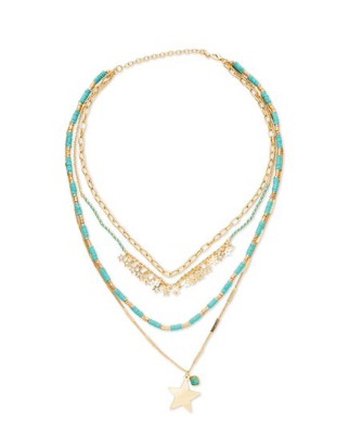 Shining Mesa Star Layered Necklace