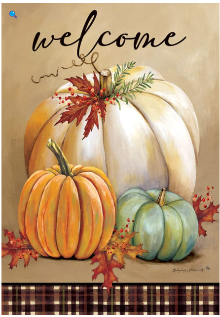 Pumpkin Trio Flag