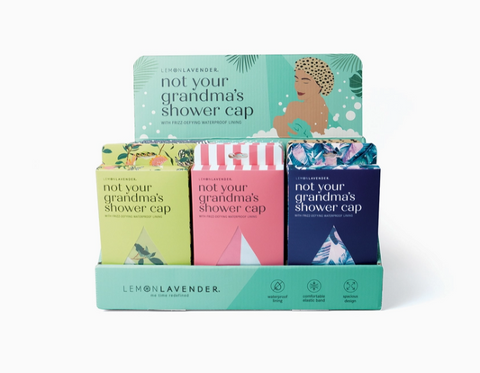 Lemon Lavender Not Your Grandma's Shower Cap