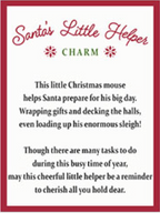 Santa's Little Helper Mice Charms
